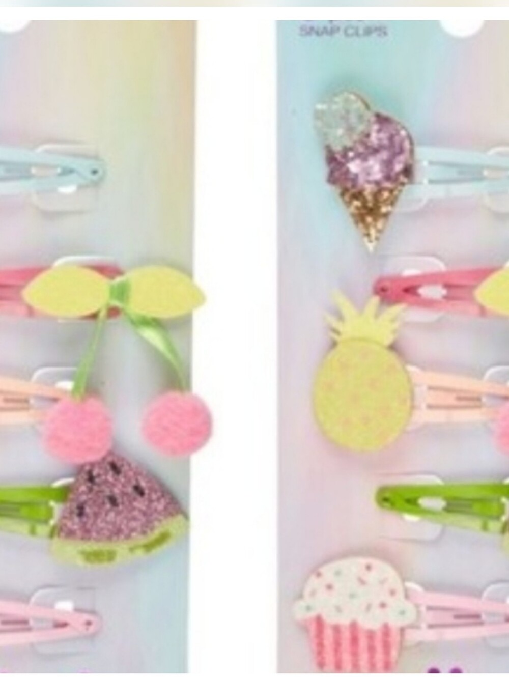 scunci Pastel Mini Snap Clips Sets